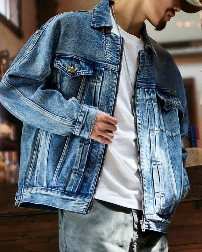 イーニッド ウォッシュドジップアップデニムジャケット 2335