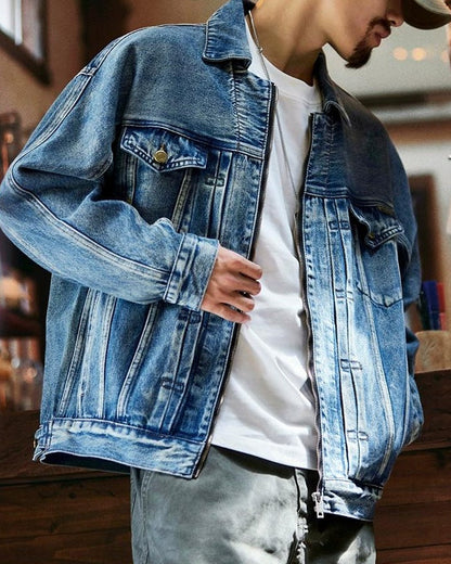 イーニッド ウォッシュドジップアップデニムジャケット 2335