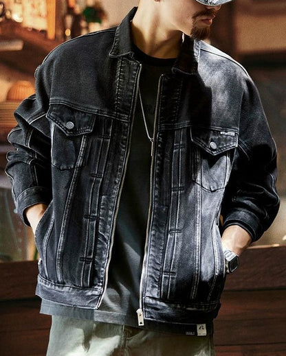 イーニッド ウォッシュドジップアップデニムジャケット 2335