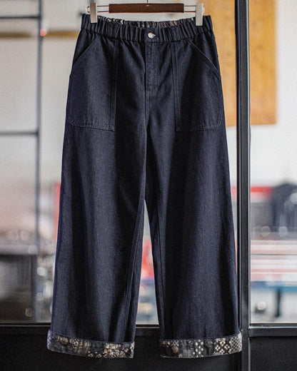 マイノット ロールアップワイドジーンズ 2452