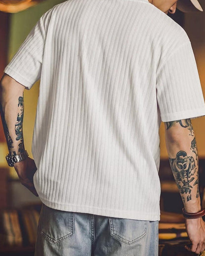 ワイマー ヘンリーネックショートスリーブTシャツ 2738