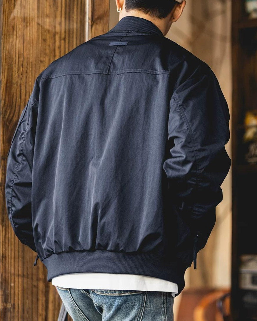 ハノーバー リブカラーラグランワークブルゾン 2487