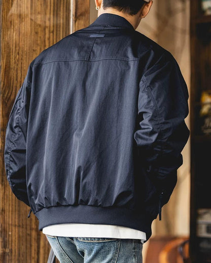 ハノーバー リブカラーラグランワークブルゾン 2487