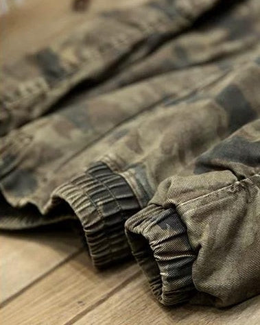 アタスカデロ ボアカラーカモ柄ボンバージャケット 2382