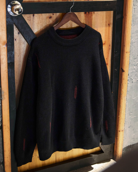 シエラビスタ エッジリブクルーネックセーター 2318