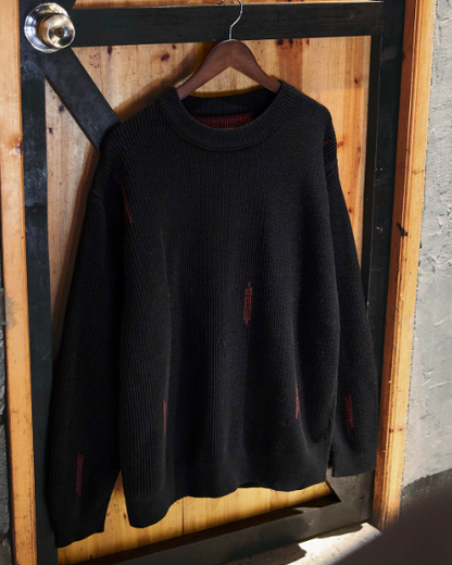 シエラビスタ エッジリブクルーネックセーター 2318