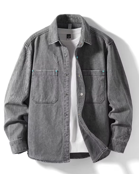 ロートン コンチョボタンデニムシャツジャケット 2333