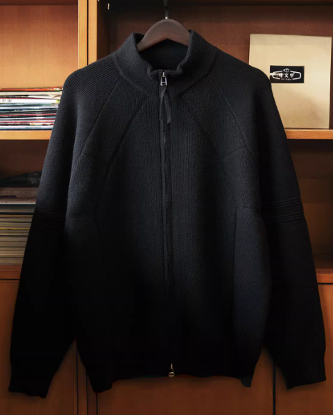 モーゼスレイク フルジップニットセーター 2387