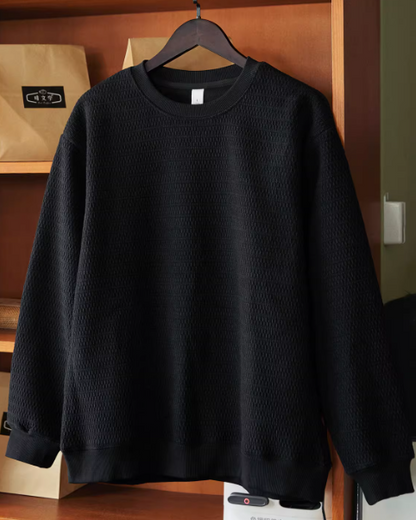 アルバニー テクスチャクルーネックスウェット 2388