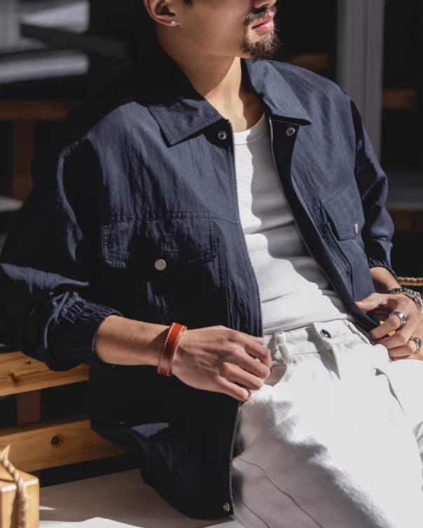 ビュート フラップポケットジップブルゾン 2475