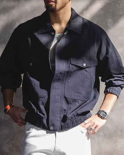 ビュート フラップポケットジップブルゾン 2475