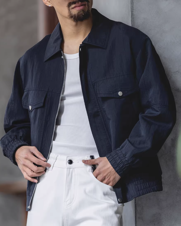 ビュート フラップポケットジップブルゾン 2475