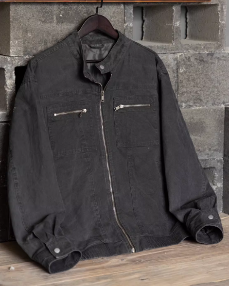 キーン スタンドカラー胸ポケジップブルゾン 2486