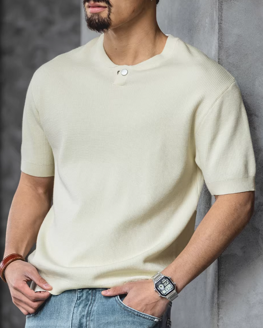 ラナイシティ ヘンリーネックサマーニット 2571