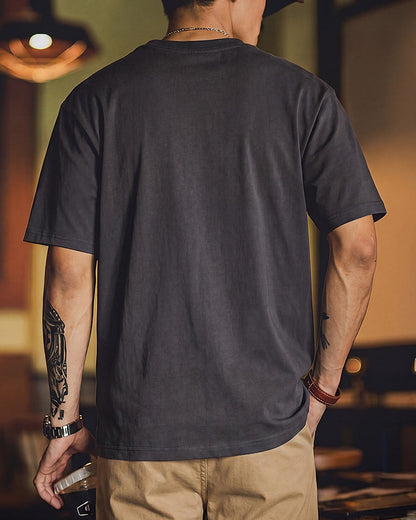 ビュサイラス ワンポイントタグポケットTシャツ 2710
