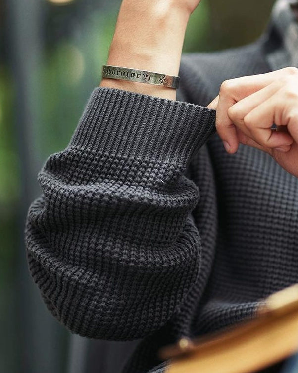 ナンタケット ドッキングシャツワッフルニット 2304