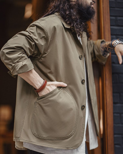 オーガスタ ラウンドポケットフレンチワークジャケット 2281