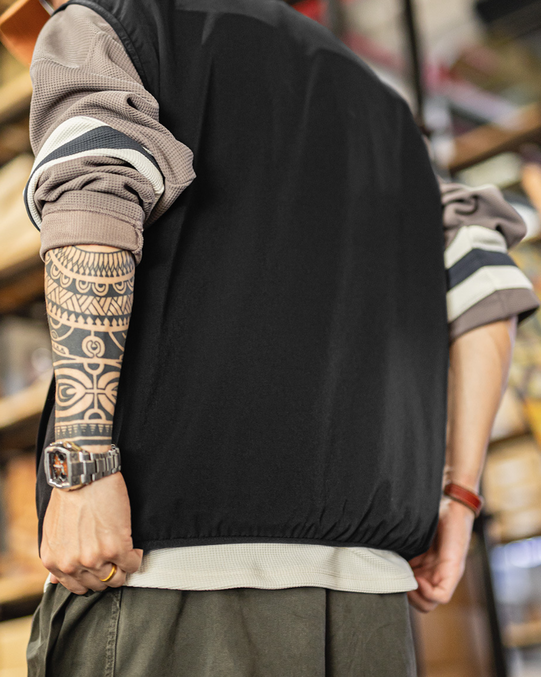 サンバレー マットテックスタンドカラーベスト 2270