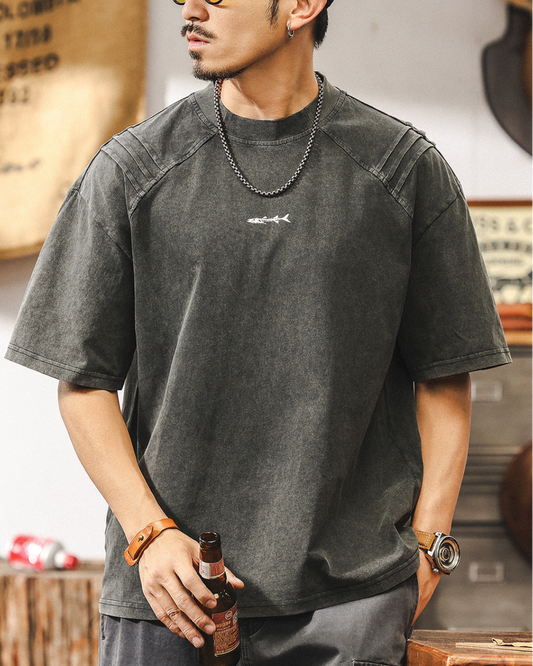 ベルトン ウォッシュドロップショルダーTシャツ 1722