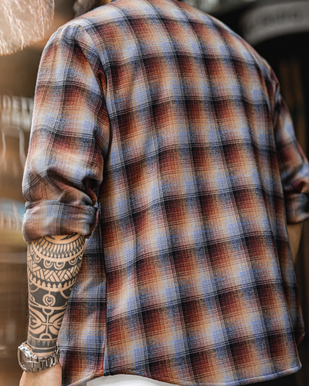 サラソタ 裏ボアレトロチェックシャツ 2229