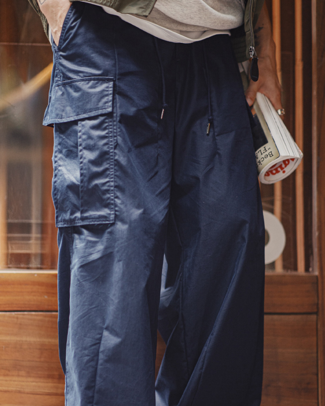 ティラムック ワイドバギードローコードカーゴパンツ 2251