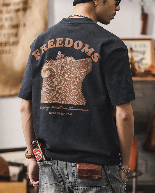 アルティーシア ベアプリントTシャツ 1581