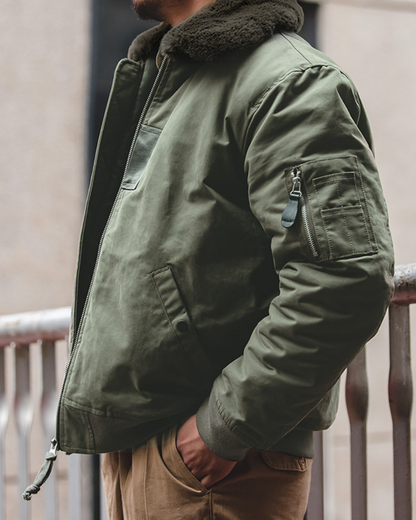 フィオナ ボアカラ―ミリタリージャケット 2185