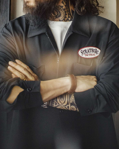 ユマ クラシックエンブレムワークシャツジャケット 2259