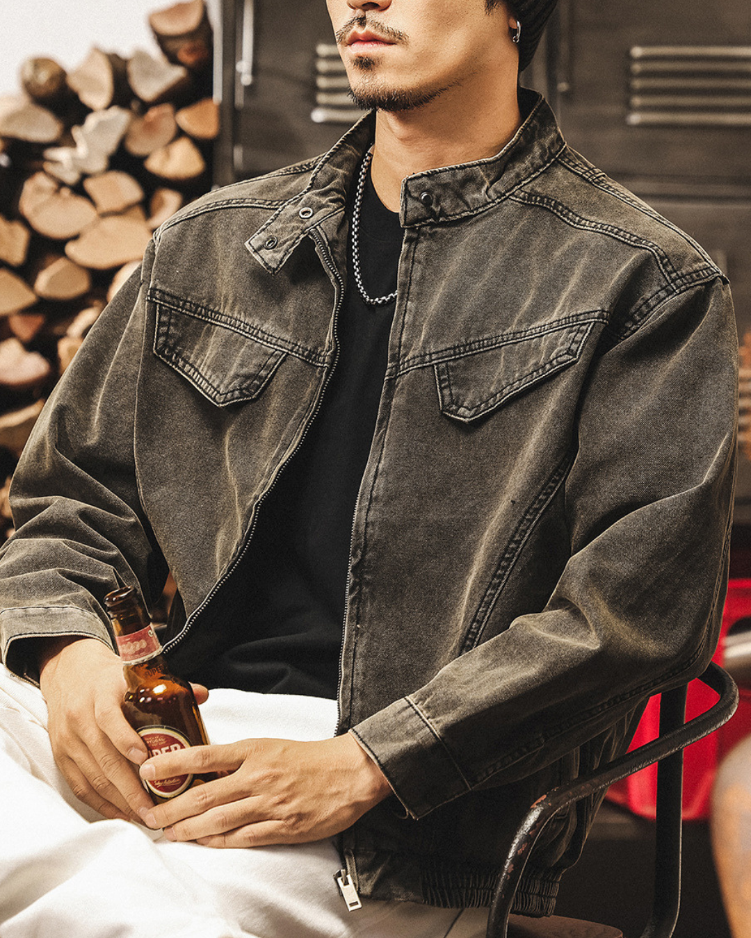 フェニックス ウォッシュドスタンドカラーブルゾン 2208