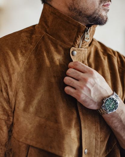 スエードタッチ切り替えジャケット 2237