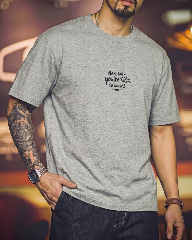 ハビランド レタードバックプリントTシャツ 2709