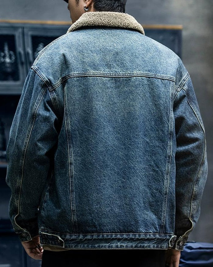 ロズウェル 裏ボアワークデニムジャケット 2353