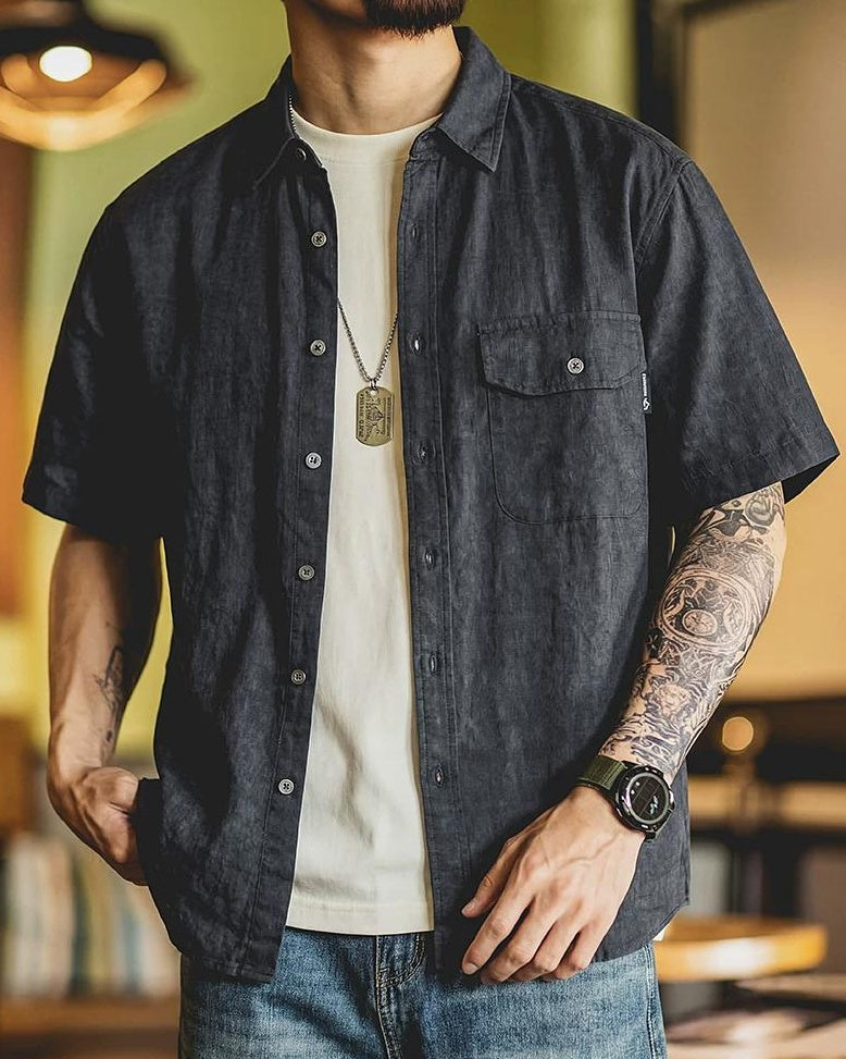 トゥクムカリ フラップポケットショートスリーブシャツ 2593