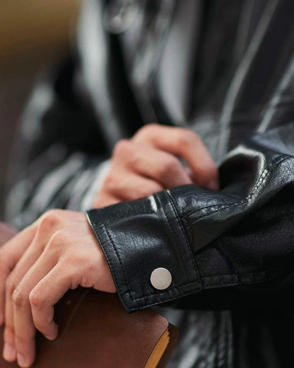 アードモア コーデュロイカラーPUレザージャケット 2396