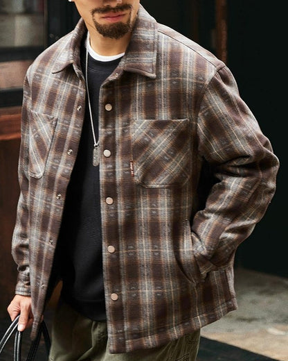 レブンワース  フランネルチェックシャツジャケット 2319