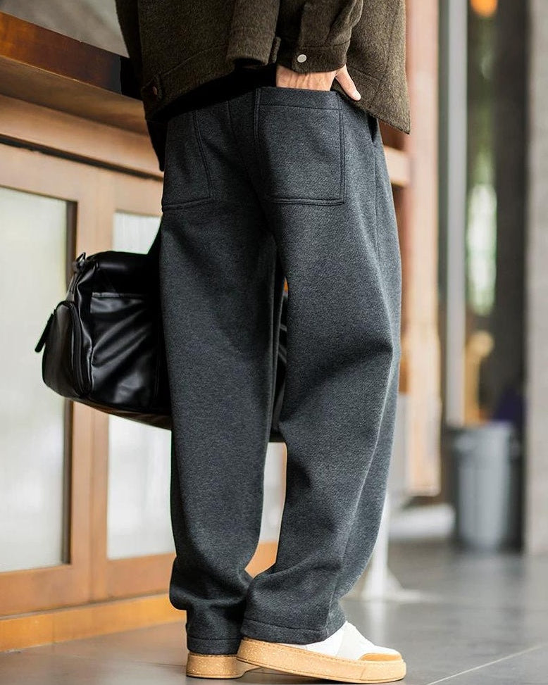 ワイメア ワイドレッグカジュアルウォームパンツ 2380