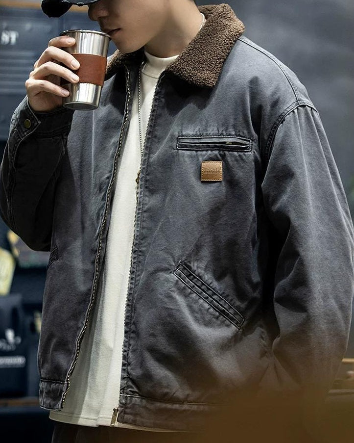 ラスクルーセス 裏ボア ウォームワークジャケット 2390