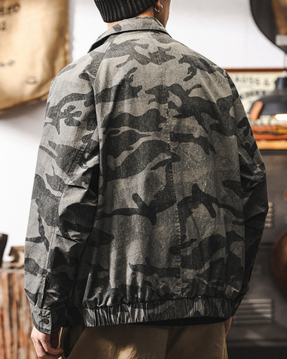 セドナ カモフラージュ柄スタンドカラーブルゾン 2209