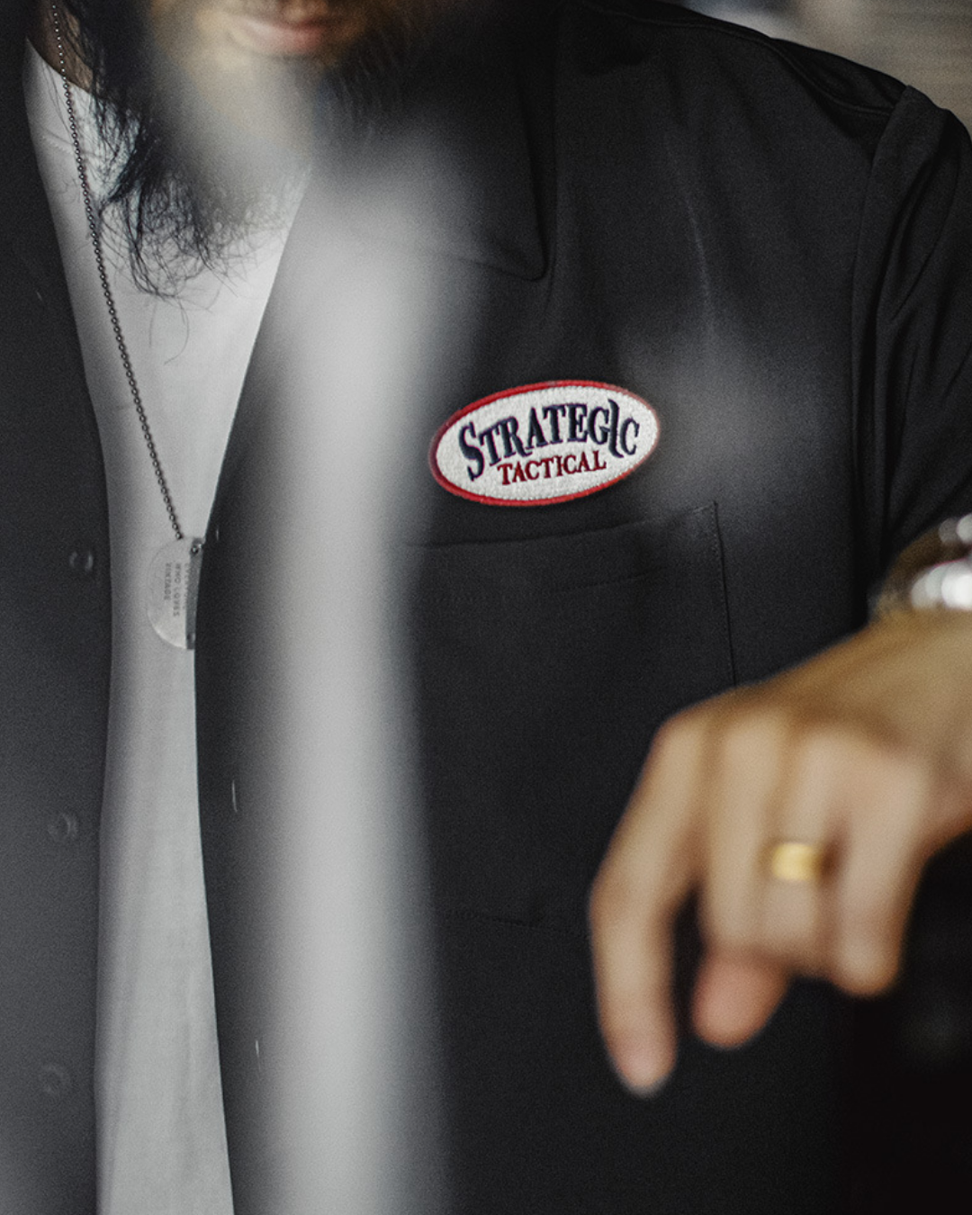 ユマ クラシックエンブレムワークシャツジャケット 2259