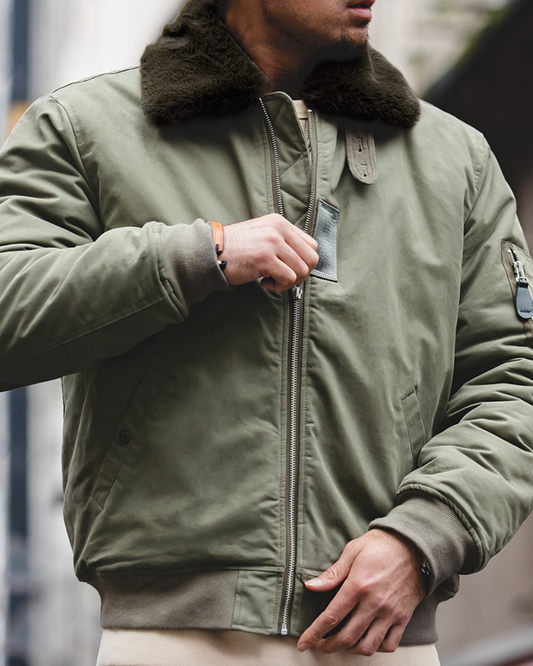 フィオナ ボアカラ―ミリタリージャケット 2185