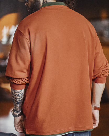 コーヴァリス ヴィンテージスタイル 配色ポロシャツ 2248