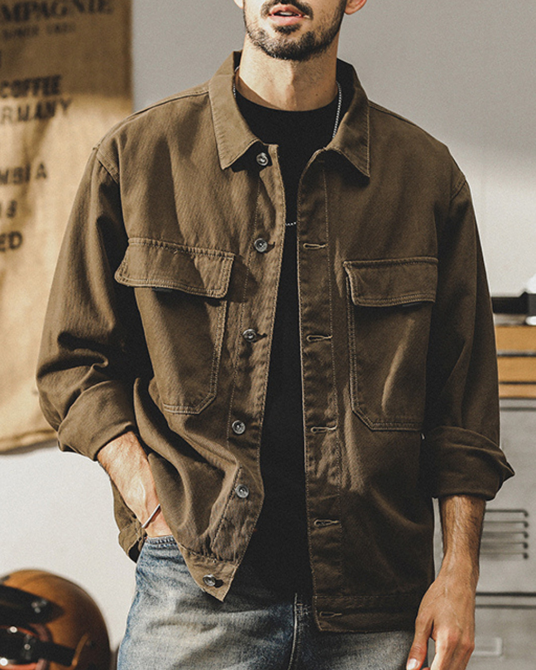 ジンジャー ダブルポケットタフネスツイルジャケット 2183