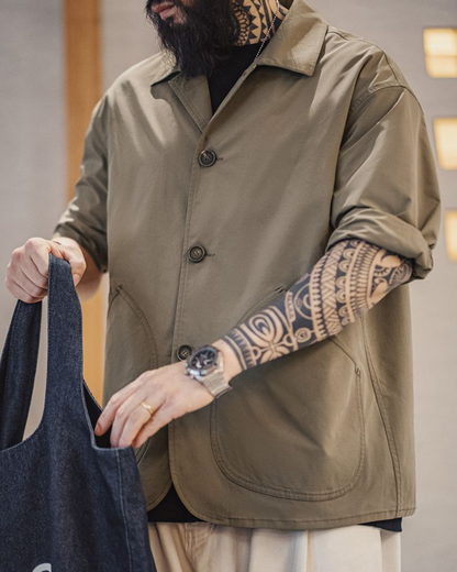 オーガスタ ラウンドポケットフレンチワークジャケット 2281