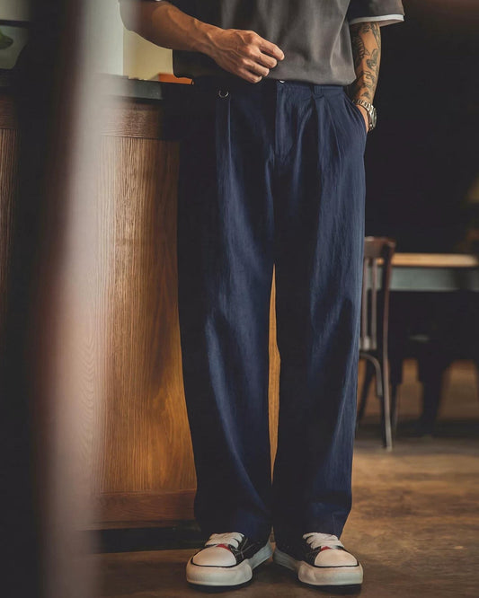 ポートアーサー ベーシックワイドストレートトラウザー 2608