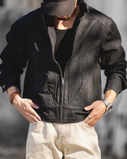 エイケン スタンドシングルフルジップブルゾン 2494