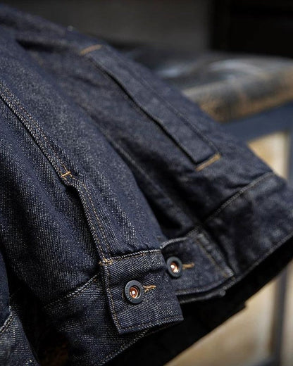 デルレイビーチ ダブルポケット裏ボアデニムジャケット 2357