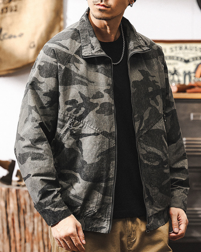 セドナ カモフラージュ柄スタンドカラーブルゾン 2209