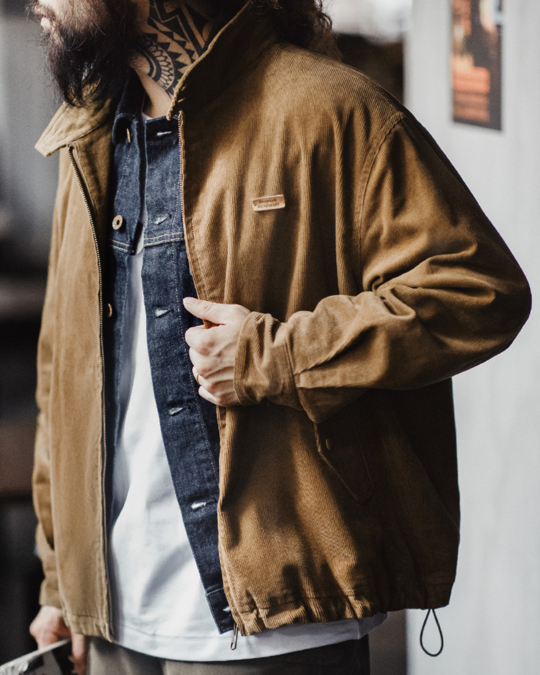 アラベラ コーデュロイスタンドカラージャケット 2189