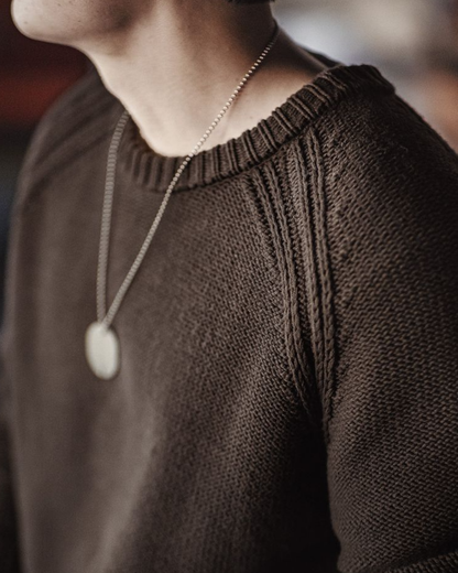 エイヴリル ラグランニードルライン ニット 2193