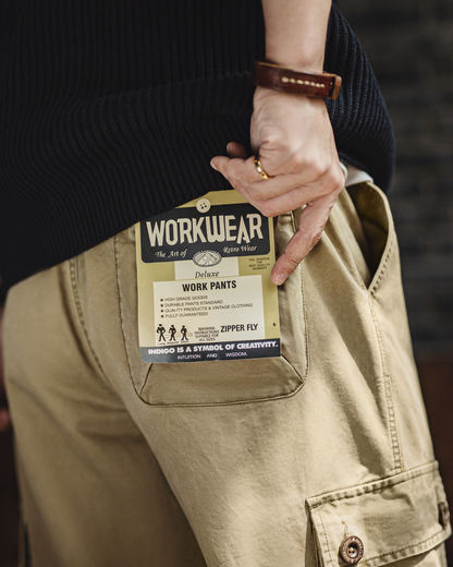 ラグナビーチ マルチポケットストレートワークパンツ 2245